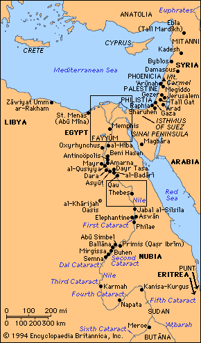 Ancient Egyptian Map